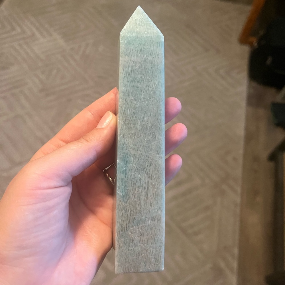 Amazonite crystal tower